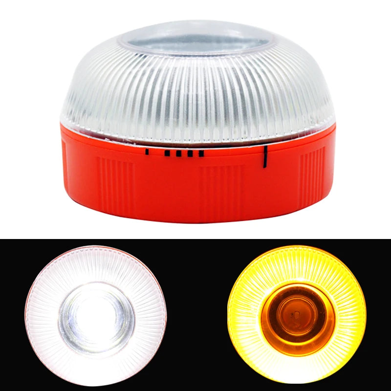 Baliza de Emergencia LED V16 – Potente, Versátil y Recargable
