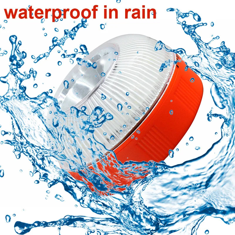 Baliza de Emergencia LED V16 – Potente, Versátil y Recargable