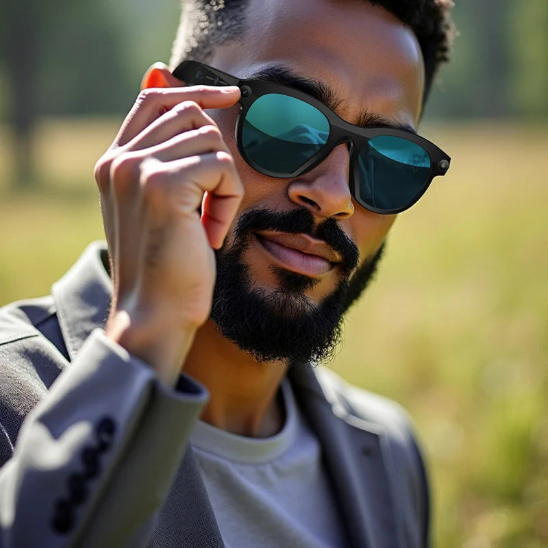 Lunettes Intelligentes AI MIJIA – Caméra, Musique, Assistant Vocal et Traduction IA. Smart Glasses MIJIA AI – HD Camera, Real-Time Translation & Bluetooth Audio