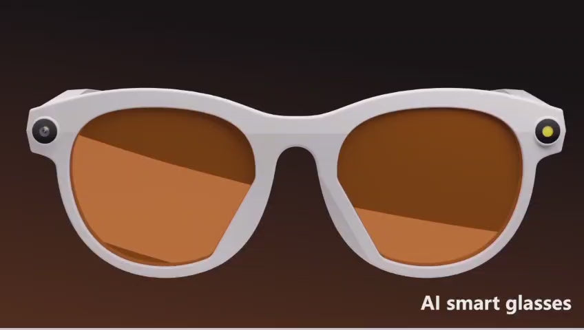 Lunettes Intelligentes AI MIJIA – Caméra, Musique, Assistant Vocal et Traduction IA. Smart Glasses MIJIA AI – HD Camera, Real-Time Translation & Bluetooth Audio
